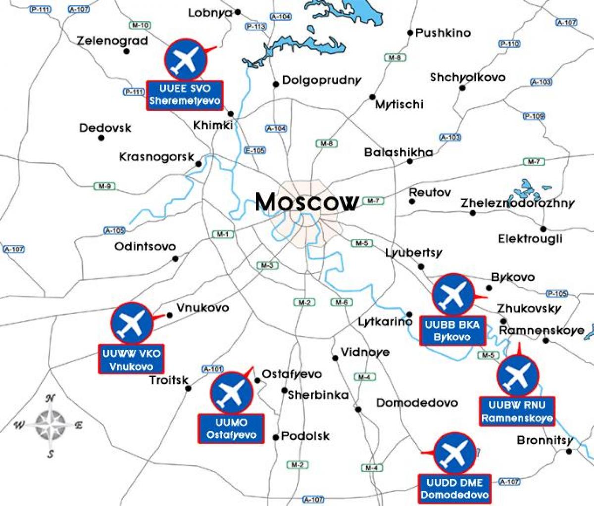 მოსკოვის აეროპორტი რუკა ტერმინალი