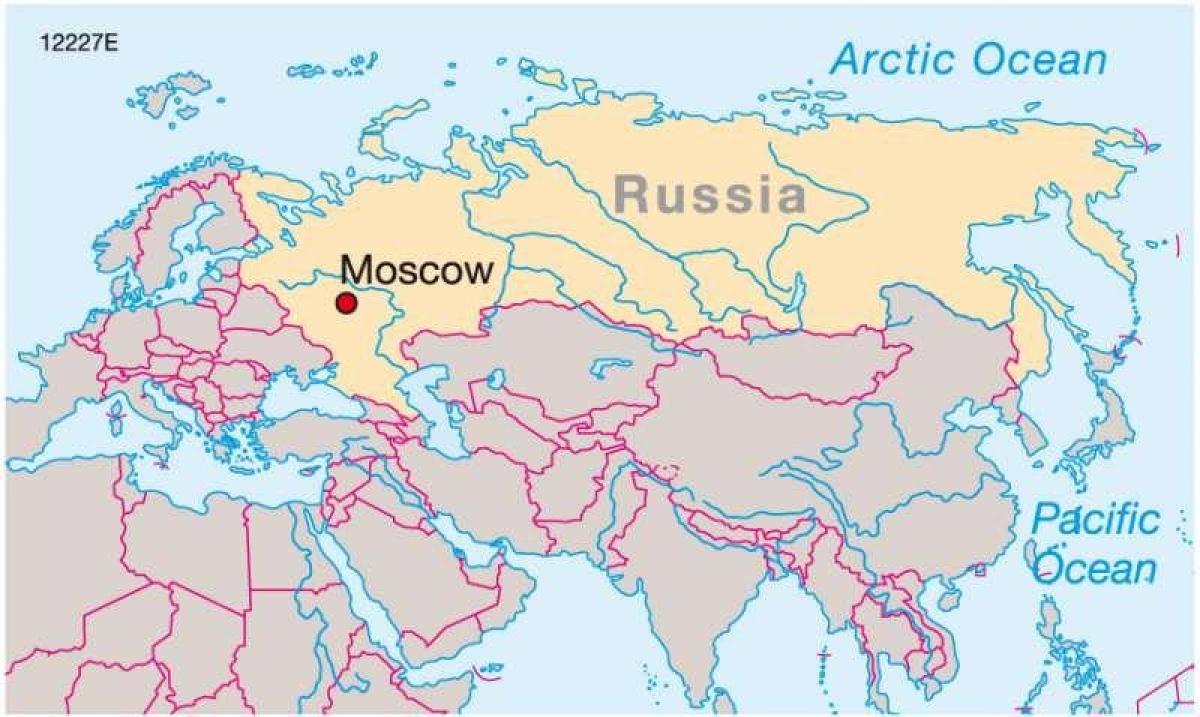 მოსკოვის რუკაზე რუსეთის