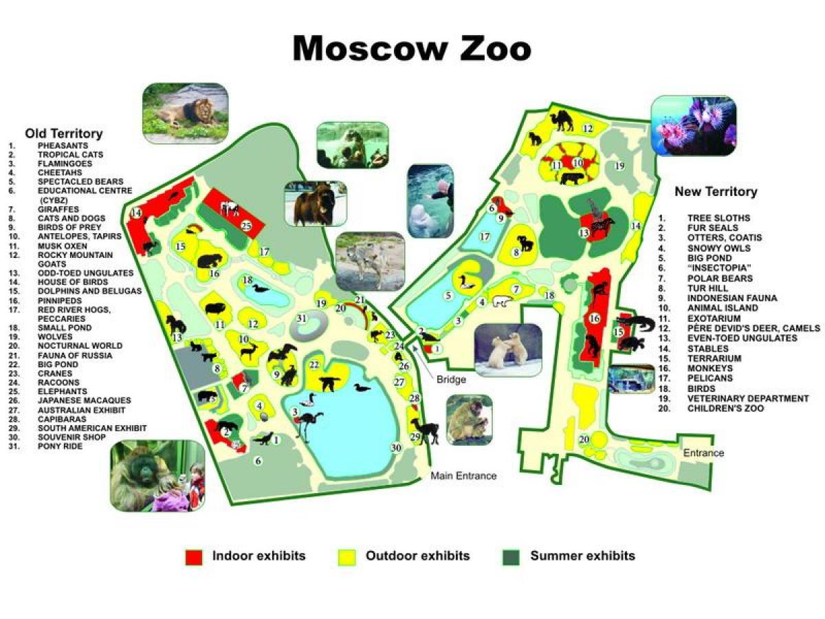 რუკა მოსკოვის ზოოპარკში