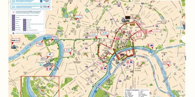 Moskva ავტობუსი რუკა