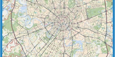 Moskva ტოპოგრაფიული რუკა