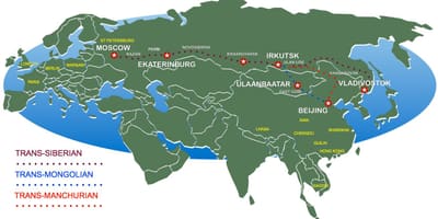 რუკა მოსკოვის vladivostok მატარებელი მარშრუტი