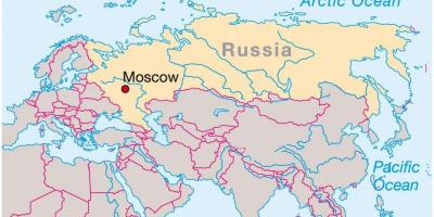 მოსკოვის რუკაზე რუსეთის