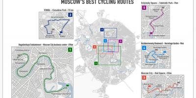 Moskva ველოსიპედით რუკა